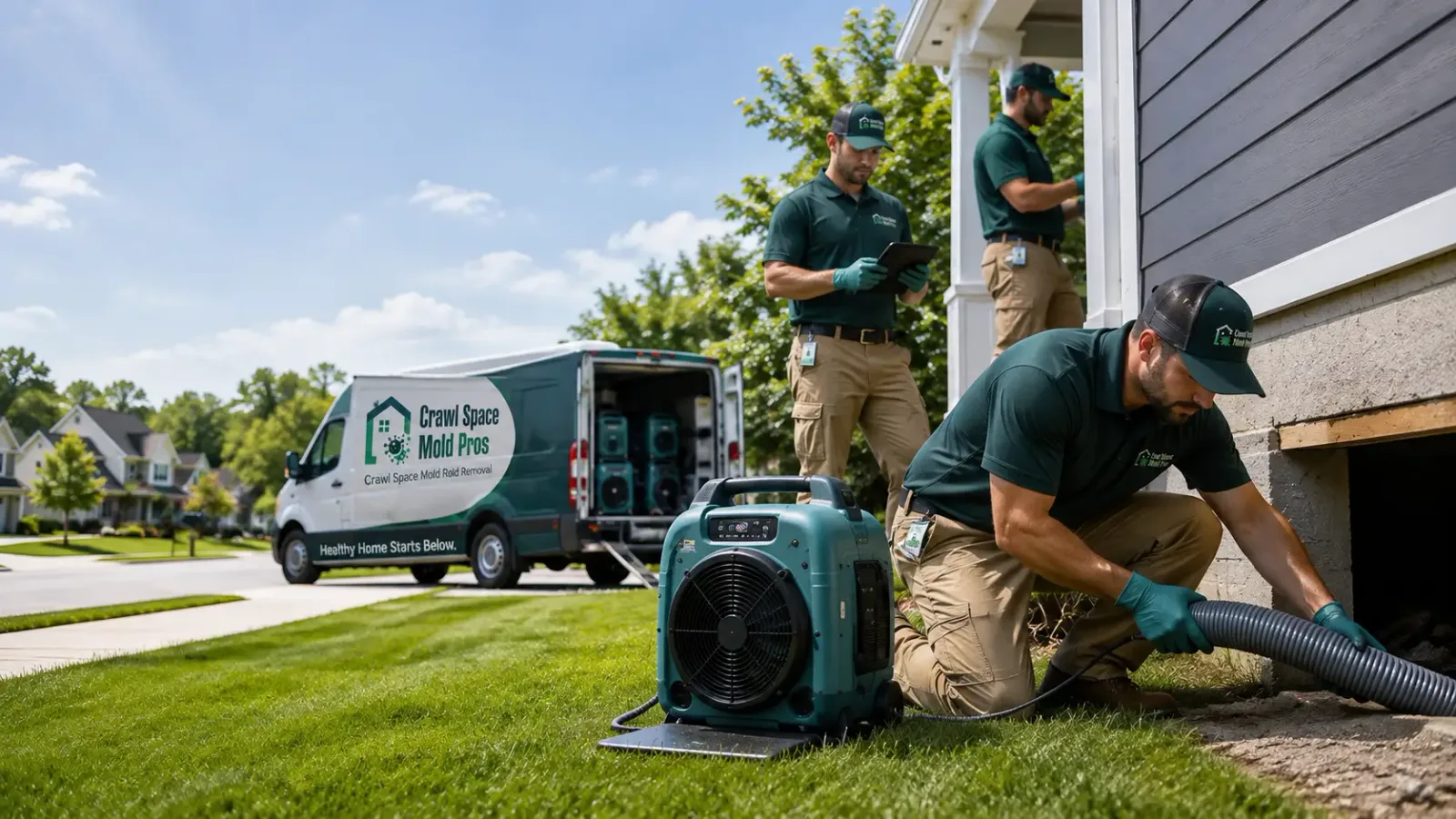 Crawl Space Mold Removal in Freeport, OH